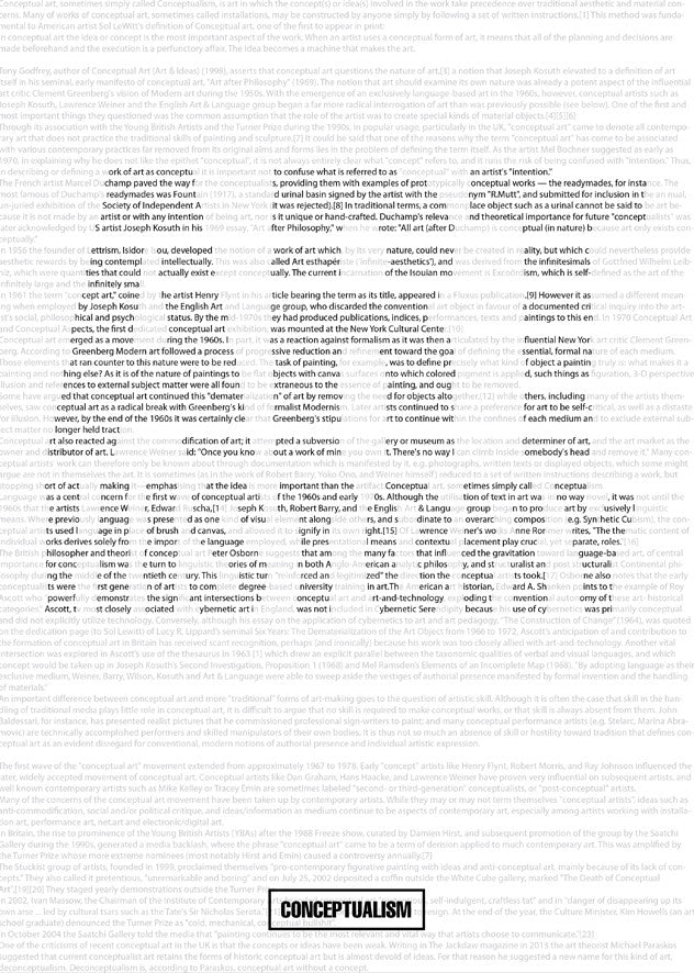 Conceptualism - Art History